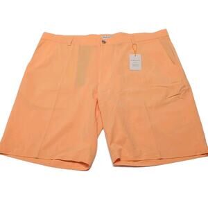 Peter Millar Shackleford Performance Hybrid Golf Shorts Size 40 Orange NEW NWT